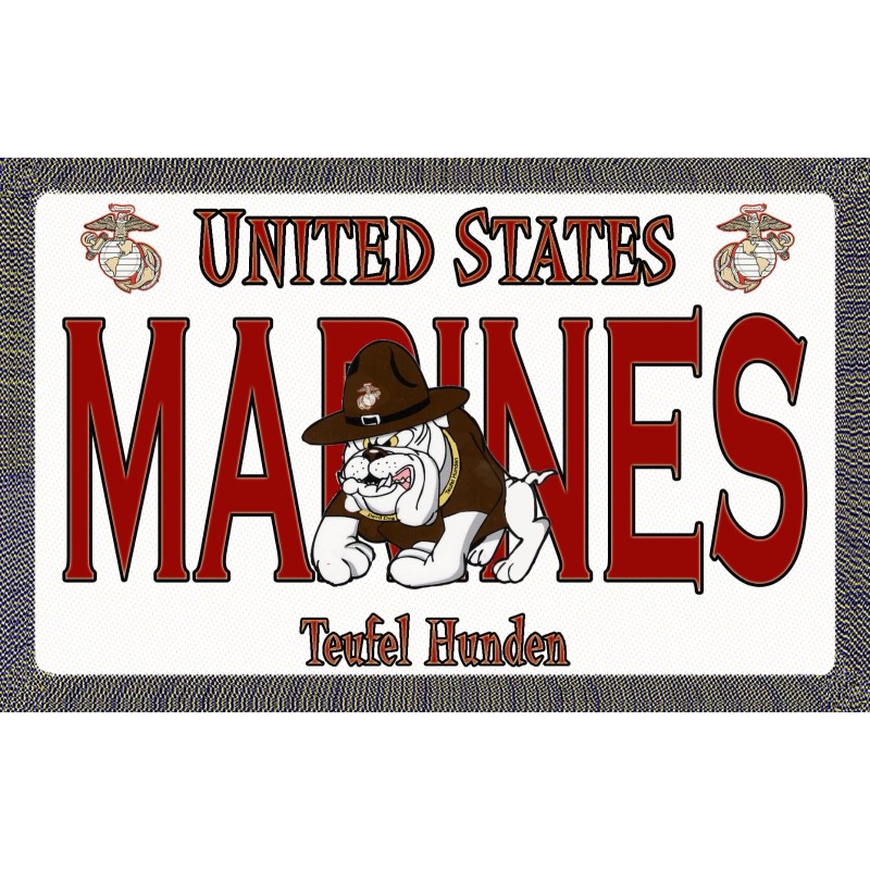 Desert Storm - USMC - Magnetic Car Sign - 6in
