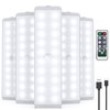 LED Closet Light, Newest 20LEDs Dimmer USB Rechargeable Motion Sensor