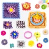Flower Loom Kit, Round Knitting Loom Set with 1 Plastic