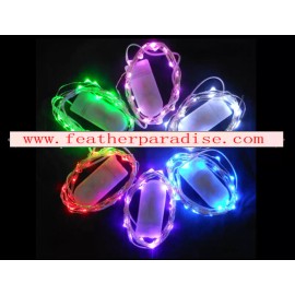 FeatherParadise Indoor LED String Lights 6 Pieces for Tower Vases-Red (Atlanta, GA)