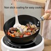 Frying Pan Even Heating Smooth Coating Multifunctional Iron Pot with