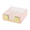 Acrylic Sticky Note Holder, 3 x 3 Sticky Note Holder