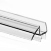 eatelle Frameless Shower Door Bottom Seal with Drip Rail -