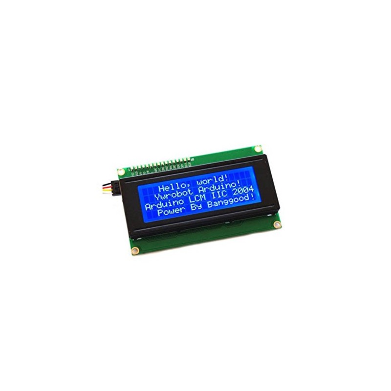 DAOKI IIC/I2C/TWI 2004 LCD Blue White Backlight LCD Module Shield