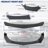 DREAMIZER Universal Front Bumper Lip Strut Rod Spoiler Wing Wide