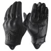 Harssidanzar Mens Winter Warm GoatSkin Leather TouchScreen Motorcycle Gloves GM041CA,