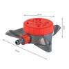Grafner Surface Sprinkler with 8 Functions, up to 50 m²,