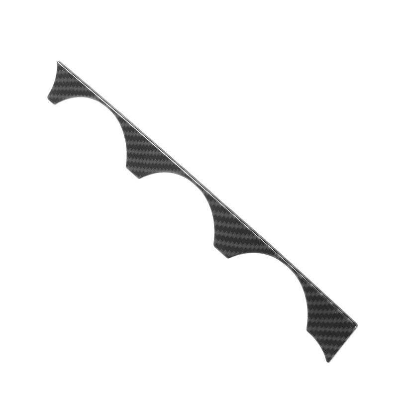 Car Air Conditioning Knob Panel Frame Trim Carbon Pattern Smooth
