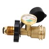 Gas Tank Pressure Gauge QCC Type 1 Converts 5‑100lb Gas