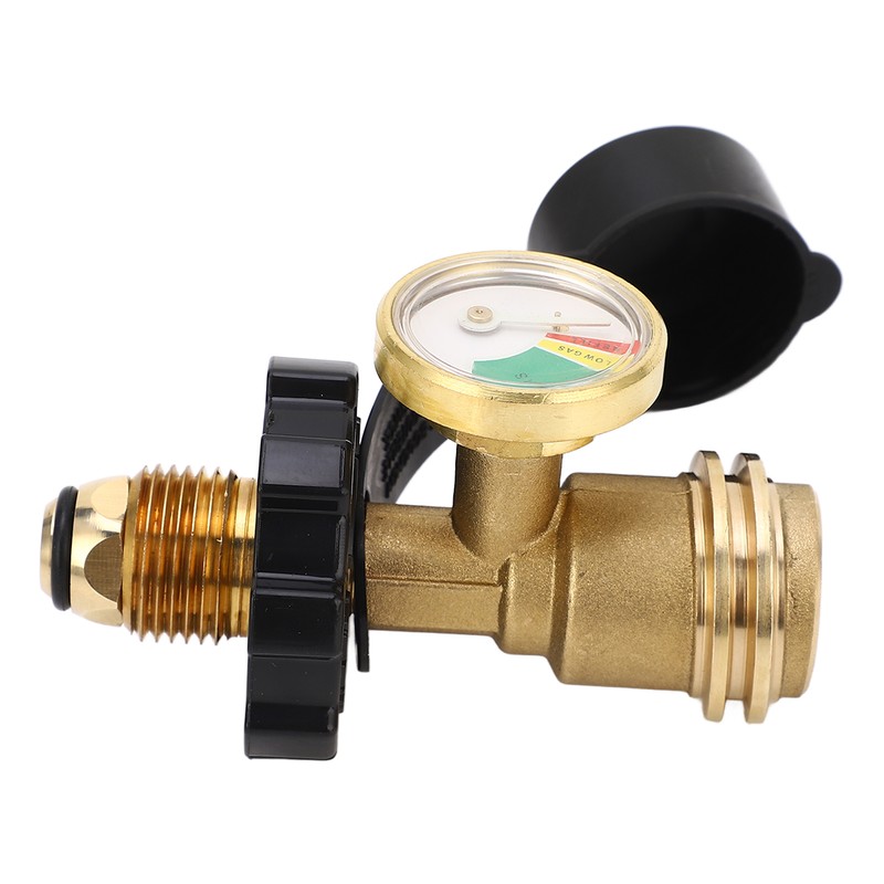Gas Tank Pressure Gauge QCC Type 1 Converts 5‑100lb Gas