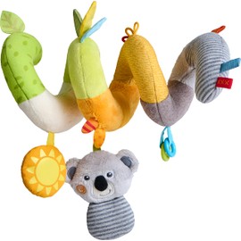 HABA 306658 Koala Explorer Spiral Multifunctional Toy from 0 Months Promotes Imagination Grey