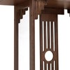 Gdrasuya10 Bamboo Console Table 2 Tier Narrow Entrywaty Table Long