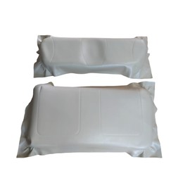 For Yamaha G29 2007-2016 Regular Golf Cart Front Seat and Backrest Outer Leather (Slate gray)