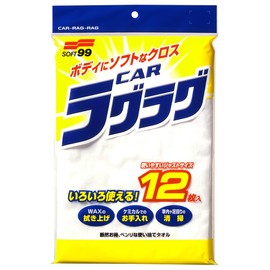 Soft 99 04020 Car Wash Product, New Car Rug, Auto Exterior Moisture Wetting Off 12 Sheets