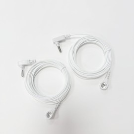 2 Pack Grounding Wires, 15 Ft Grounded Cords for Replacement Grounding Sheets Cable, Fits All Popular Grounding Products, Such as Grounding Pads, Pillowcase, Wristbands