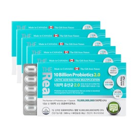 formulaThe Real (nutritional supplement) The Real 10 billion lactobacillus 2.0 500mg 60 capsules 6 boxes total 12 month supply of probiotics / 더리얼 100억 유산균 2.0 500mg 60캡슐 6박스 총12개월분 프로바이오틱스