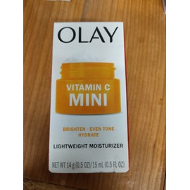 Olay Regenerist Vitamin C Lightweight Moisturizer Face Cream Trial Size 0.5 oz