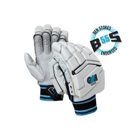 Gunn & Moore GM Cricket Batting Gloves | Diamond Original | Engineered Offset Finger Splits | Calf Leather Palm | Adult Left Handed | Approx Weight per Pair 370 g