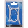 Hillman Hardware Essentials 852897 Wire Coat and Hat Hook White