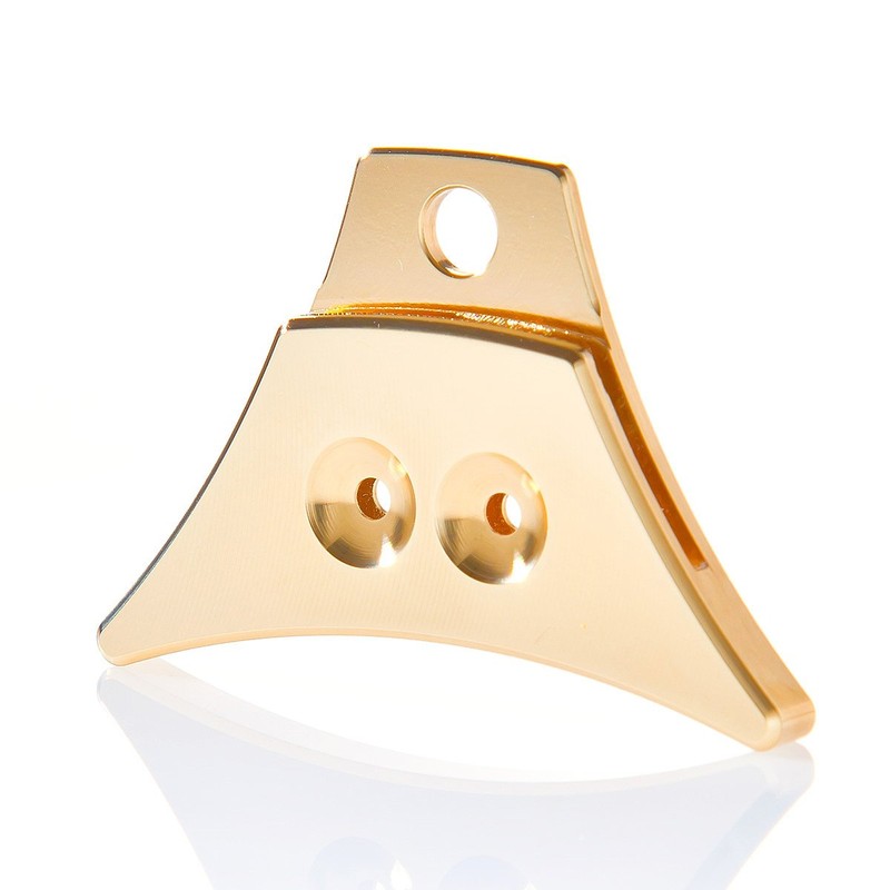 Logan Turbo Solid Brass Whistle with etched design