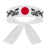 Cotton Tie on Headband (1 White + 1 Black) For