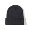 ZOORON Unisex-Adults Winter Beanie Hats, 2pack-Black+Dark Gray, One Size Fits