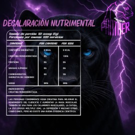 Creatina Panther Protein Monohidratada 3kg 600 Servicios
