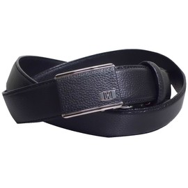 DAKS 25085 No Hole Belt, Dax Belt, Long Size, Supports Up to 43.3 inches (110 cm), Black, Black