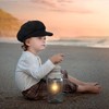 Kids Girls Wool Beret Newsboy Cap - Classic Cabbie Hat