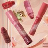 4-in-1 Lipstick Color Changing Lip Balm, 4 Colors, Long Lasting