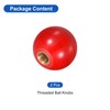 uxcell 2Pcs Threaded Ball Knobs, M12 Female Thread Thermoset Ball