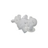 THE CIMPLE CO Dual Feed Thru Bushing - (White) RG6