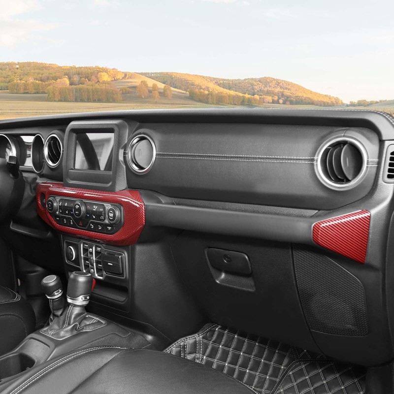 RT-TCZ for Jeep JL Center Dash AC Control Panel Trim