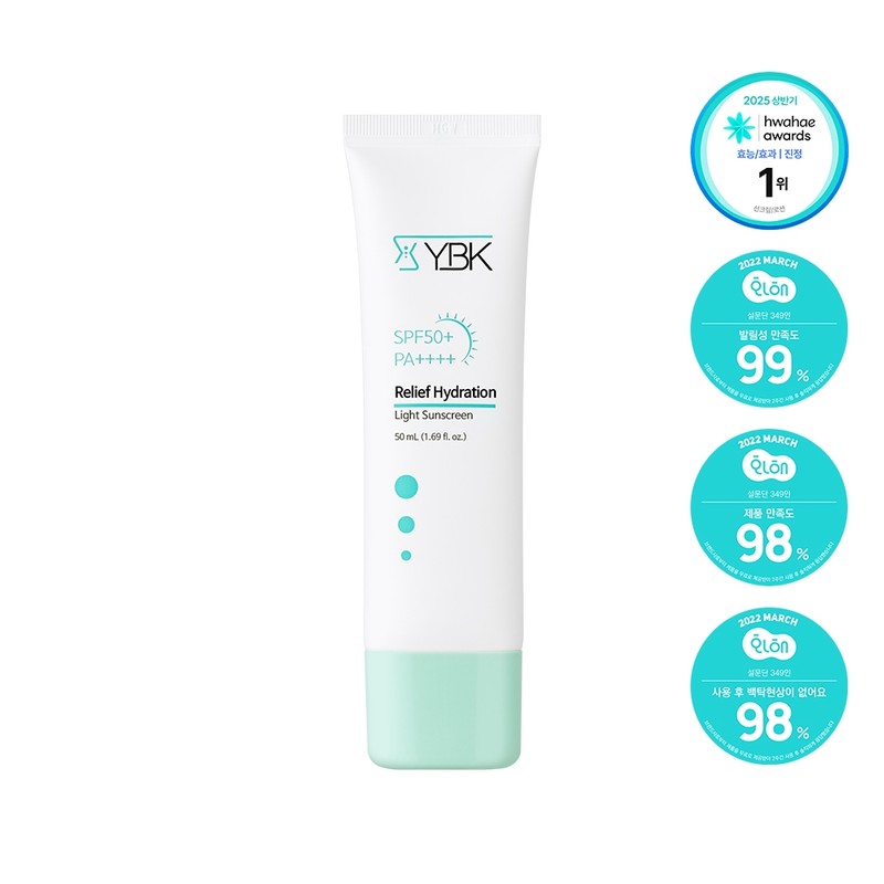 [1+1] YBK Relief Hydration Light Sunscreen 50ml / [1+1] 와이비케이