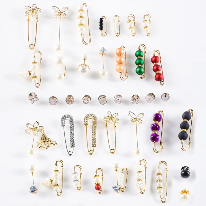 KRUCE 2 Pack Charms for Socks,Brooches and Pins for Women