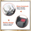 Mhrxusd 30T35687 3 Terminal Rocker Switch Compatible with Muncie Dump