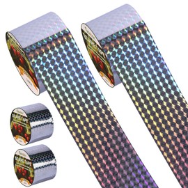 Bird Tape Repellent - Double Reflective Tape Ribbon, Bird Scare Tape, Effective Against Birds and Animals, Ideal for Gardens, Orchards, Farms and Outdoor Areas(2IN * 360FT)