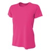 A4 Womens Cooling Performance Crew, Medium, Fuchsia
