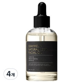 Greymelin Natural Facial Oil, 50ml, 4 pieces / 그레이멜린 내추럴 페이셜 오일, 50ml, 4개