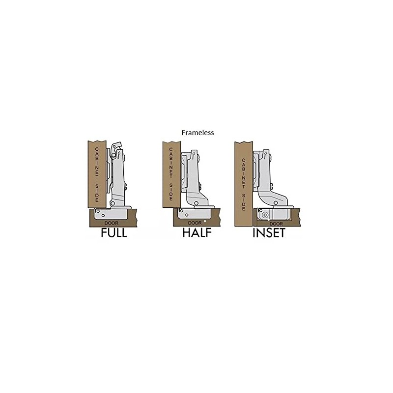 Merriway BH06010 (2 Pcs) Cabinet Hinge 26mm 95 Degree Soft