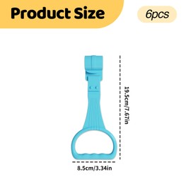 6 Pcs Baby Pull Up Rings,Colorful Baby Cot Hand Rings,Removable BabyTraining Hand Rings,Crib Pull up Ring,Bed Stand Up Ring,for Playpen,Strollers