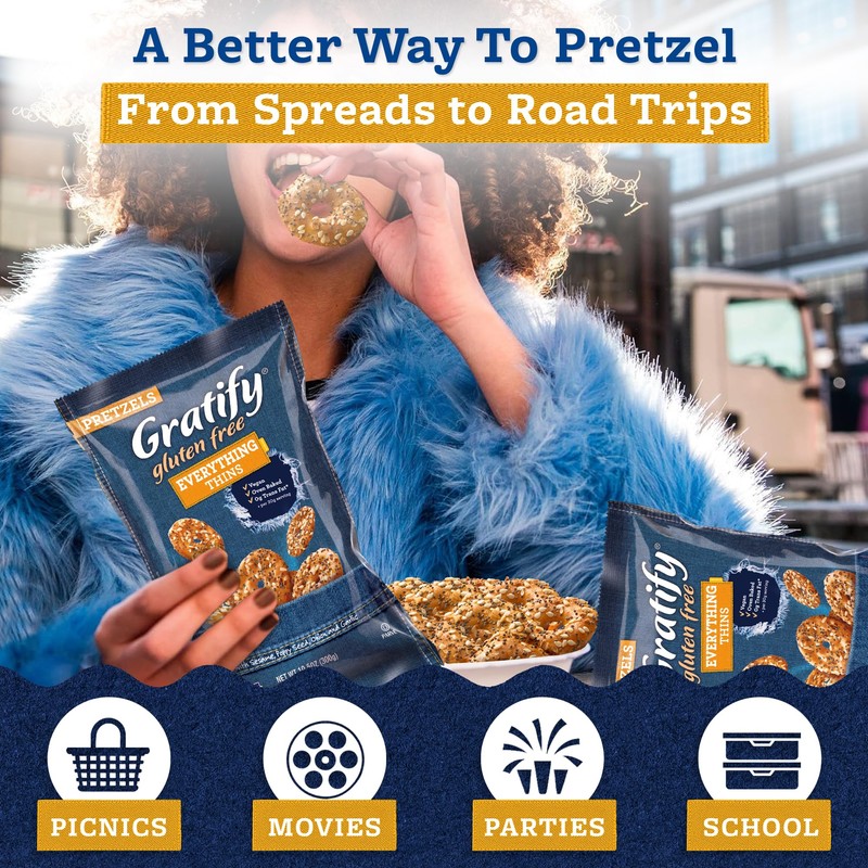 Osem Gratify Gluten Free Everything Thins - Gratify Gluten Free