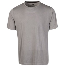 Light & Shade Herren Pyjamahose und T-Shirt Set, Hellgrau meliert/anthrazit, L