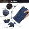 jxleichi Men's Long Wallet, Large Capacity, Long Wallet, Genuine Leather,