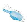 PATIKIL Ice Scoop, 1 Set Plastic 5.9 x 3.3 x