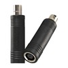 Boobrie 2-Pack Black DC7909 Female to DC8020 Male Adapter Connector