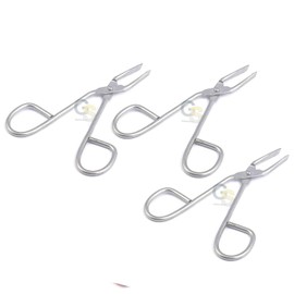 G.S Professional Scissor Handle Tweezers (3 Pcs)