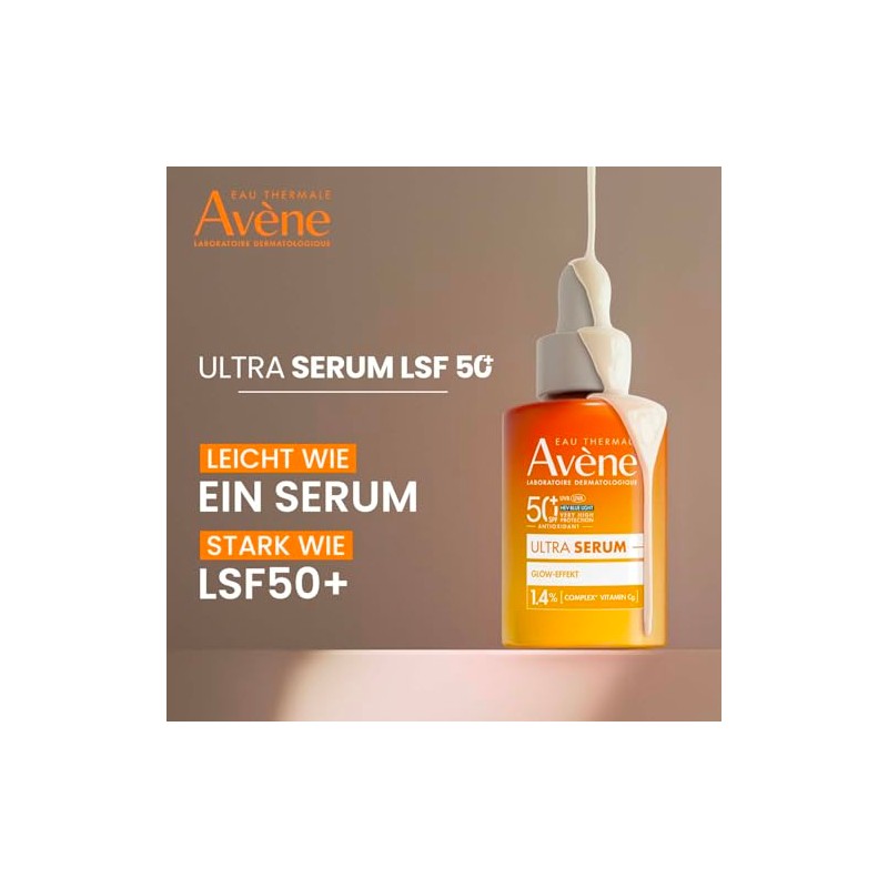 AVÈNE Sun Care - Ultra Serum Glow SPF 50+ -