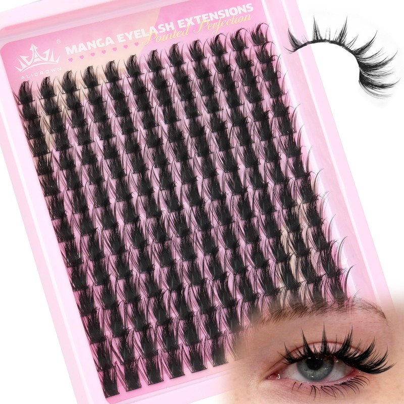 Doll Lash Clusters Manga Eyelash Extensions Cosplay Spiky Individual Lashes