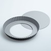 Suncraft PP-719 Tart Shape with Removable Bottom, Round, Corrugated Shape,